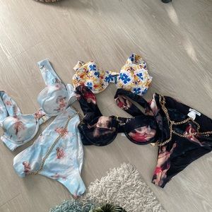 Lot WeWoreWhat bikinis